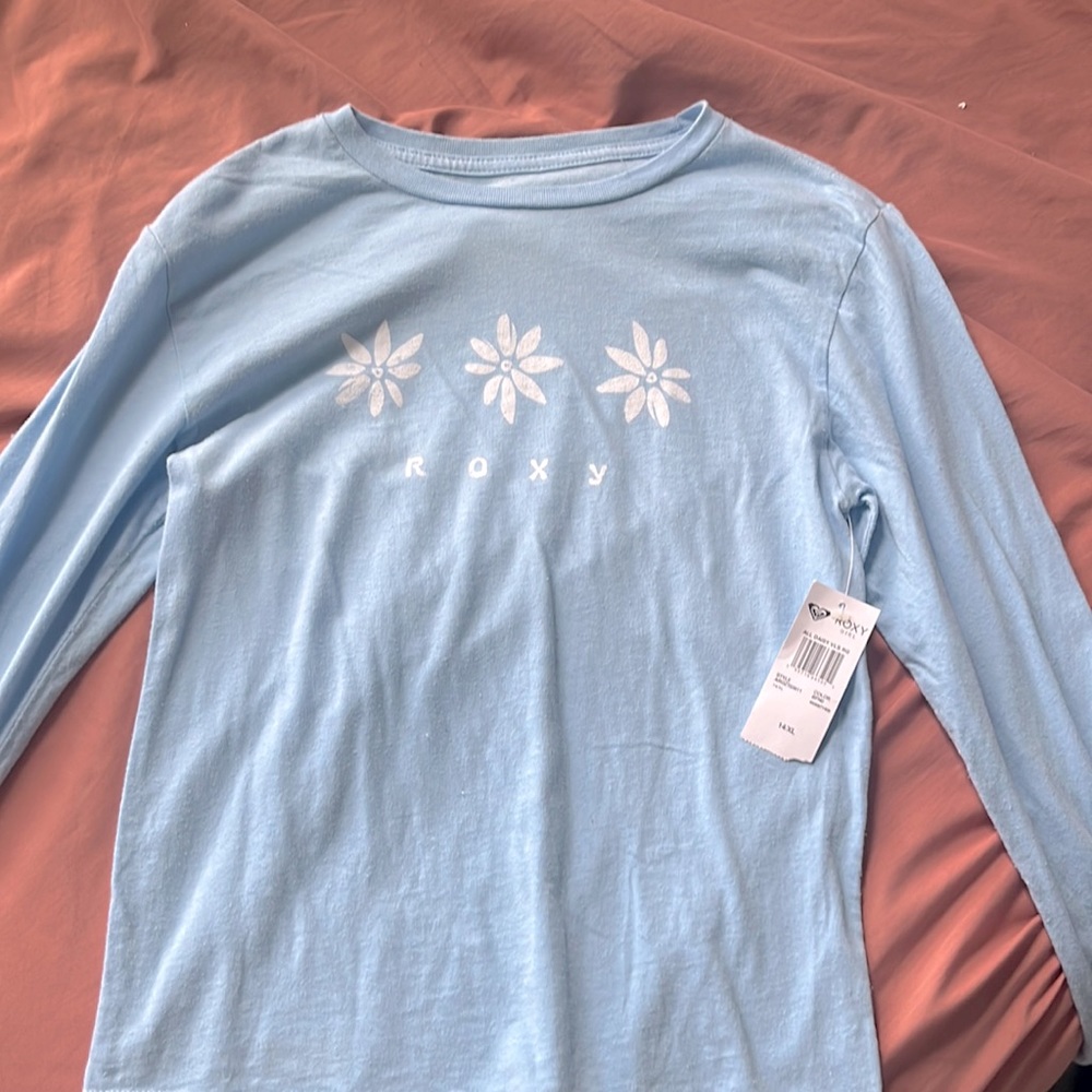 Baby blue comfortable Roxy shirt